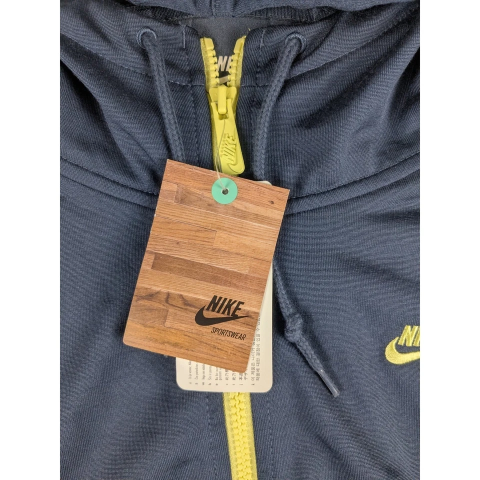 Nike Sportswear Training Vest Womens XS Full Zip Sleeveless Hoodie Blue - Image 2 of 4