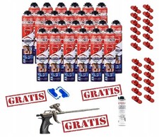 Polyurethan-Spr&uuml;hschaum Polynor PRO 750 ml Dachbodend&auml;mmung 24 St&uuml;ck Produktset