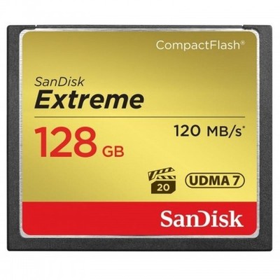 SanDisk Extreme CF 128GB CompactFlash UDMA 7 SDCFXSB-128G-G46 120/85 MB/s
