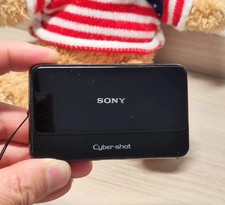SONY CyberShot DSC-T110 Black Digital Camera 16.1MP 4x Optical Zoom Touch Screen
