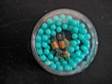 Aqua Colored Eyeglass Holder Beaded Chain Cord Glasses Neck Strap NIP New