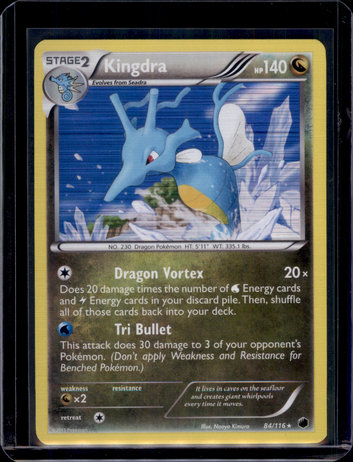 Kingdra Plasma Freeze Pokémon 84/116 Holo Rare NM+