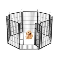 8/16Panels Dog Pet Playpen Kennel Fence Puppy Exercise Barrier Outdoor Indoor