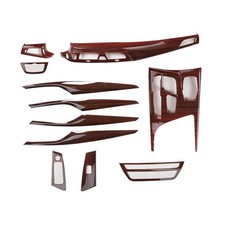 For Bmw 5 Series G30 G31 2018-2023 Abs Wood Grain Accessories Interior Stickers