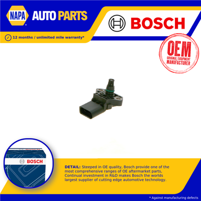 #ad Boost Pressure Sensor fits VW CADDY Mk3 1.2 1.9D 04 to 15 Bosch 03G906051D New GBP 21.13