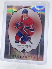 2025-26 SP Authentic Pageantry Ivan Demidov RC #P-15 Montreal Canadiens