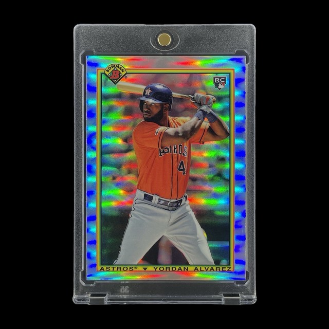 Yordan Alvarez Silver Throwback Refractor Rookie Card 2020 Topps Chrome - Astros