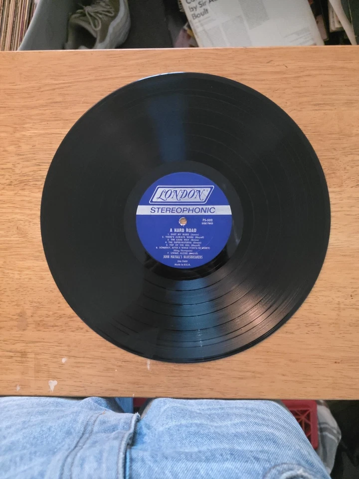 John Mayall Bluesbreakers Hard Road PS502 Stereo Records Vintage 1967 Vinyl VG+ Foto 4 de 4