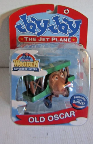 Jay Jay The Jet Plane Wooden OLD OSCAR 2003 New In Package