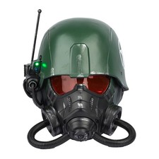 Fallout NCR Ranger Elite Riot Gear Helmet Cosplay Props LED Light Resin Replicas