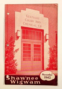 Kentucky Color & Chemical Co. "Shawnee Wigwam" 1942 Pigment & Dye Booklet