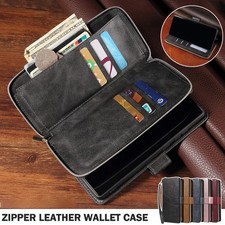 For Xiaomi Redmi Note 13 Pro 4G Plus 5G Zipper Leather Wallet Cards Case Cover