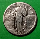 1926 D SILVER STANDING LIBERTY QUARTER 25¢ 100-Year-Old Coin, 1.7m Minted