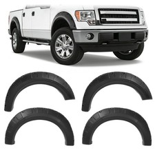 4pcs Pocket Riveted Wheel Fender Flare For 2009-2014 Ford F150 F-150 Styleside 4pcs Pocket Riveted Wheel Fender Flare For 2009-2014 Ford F150 F-150 Styleside