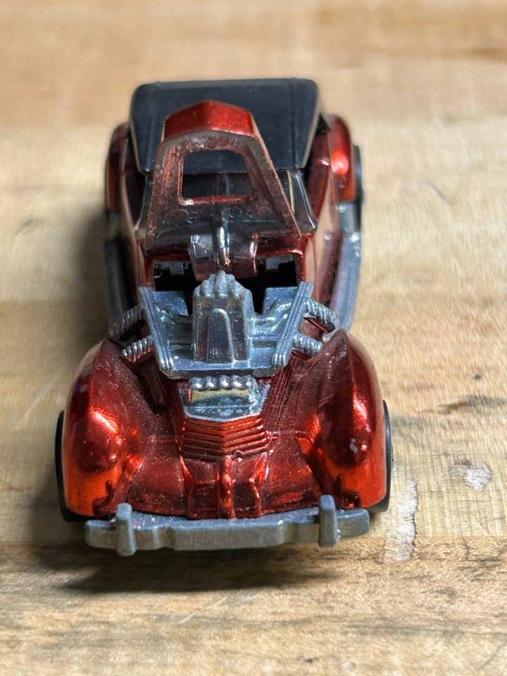 Hot Wheels Copper Red Classic Cord Car Red Line Top is Marked 6472 - 0510 3 - Image 4 of 4