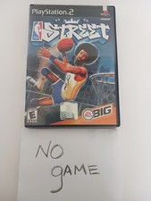 NBA Street Case No Game Sony PlayStation 2 PS2 w Manual Reg Card
