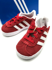 ADIDAS Gazelle Comfort EL Better Scarlet Cloud White IH0362 Toddler shoes 5K-10K