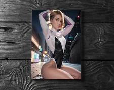 Sexy Gwen Stacey Spider-Woman Poster Print - No Frame