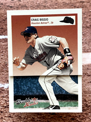 2003 Fleer Double Header Craig Biggio Jeff Bagwell #203-204