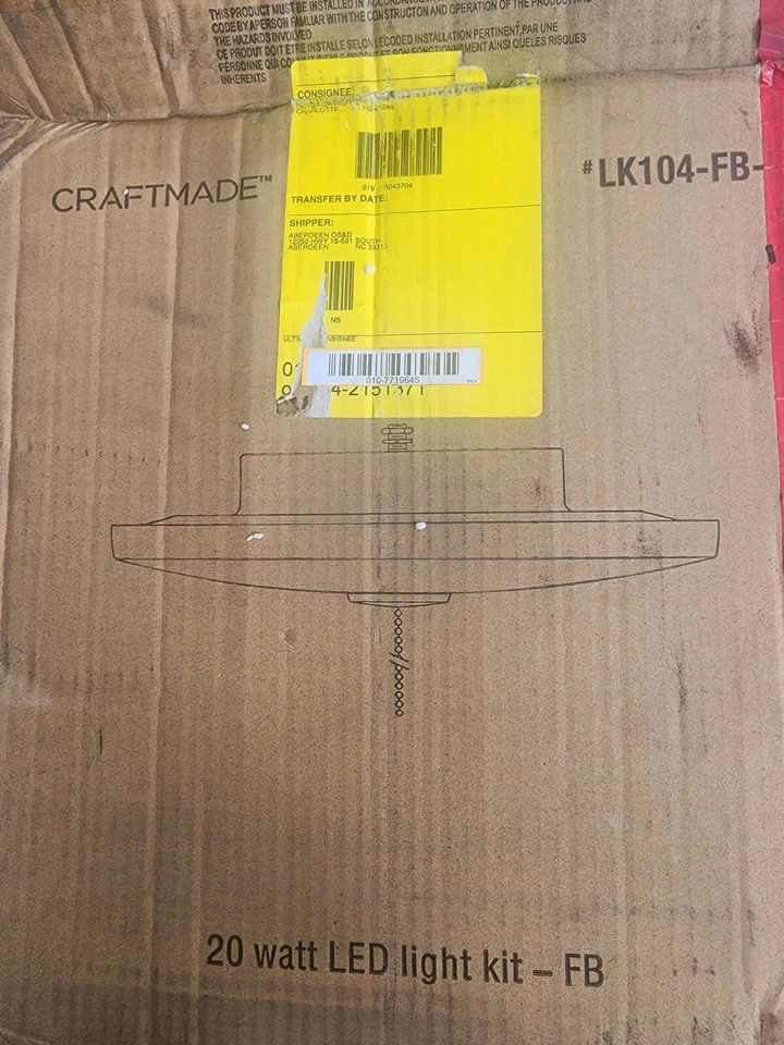 Craftmade LK104-LED Black Elegance Bowl 13"W Led Light Kit - Image 4 of 4