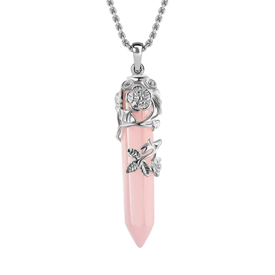 Joyería de moda de piedra de loto