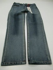 new RING OF FIRE Girl's Size 10 Flat Front Straight Indigo Jeans Pants