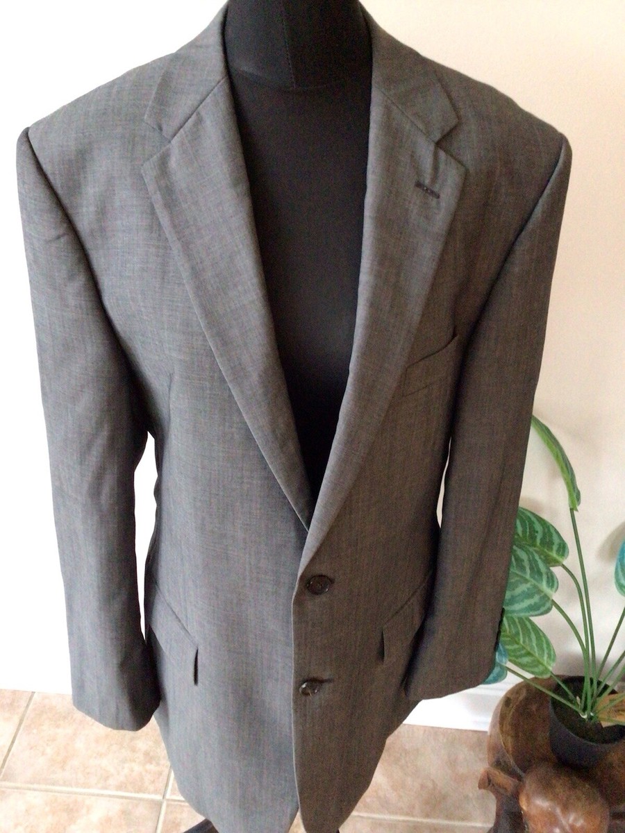 M&S AUTOGRAPH BY TIMOTHY EVEREST BLACK WHITE WOOL BLAZER JACKET CHEST 42 EXCON View 3