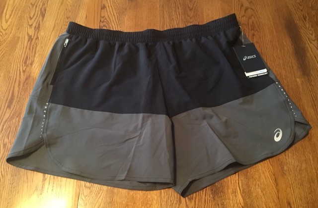 asics 5 inch running shorts