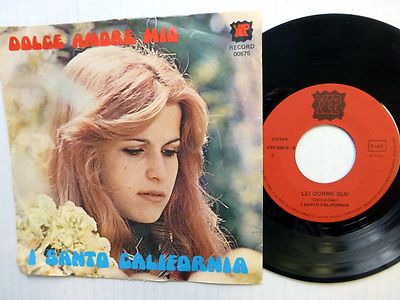 I SANTO CALIFORNIA Italy 45 Dolce Amore Mio / Lei Dorme Gia YEP PS dd111