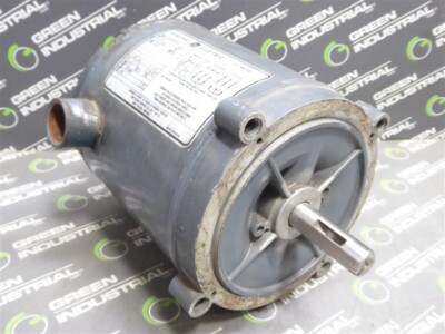 USED 1/6 HP General Electric 5K39EN54B AC Motor 230/460V 3Ph 1725RPM 60Hz 1.15SF