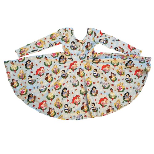 Wild Rich Kids twirl dress disney princess rare christmas print yourh size 11/12 - Picture 9 of 11