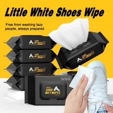 Disposable Shoe Brush Wipes Quick Clean Wipes Small White Shoe Cleaning Tools