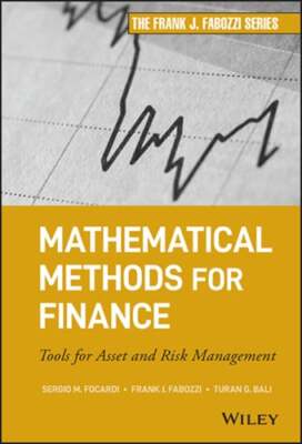 Mathematical Methods for Finance by Sergio M Focardi: New