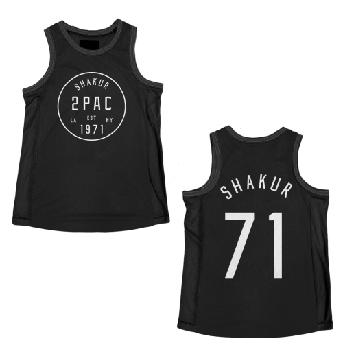 School Basketball Jersey Shakur 71 Rap 