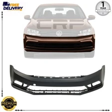 Front Bumper Cover Primed For 2015-2018 Volkswagen Jetta VW1000220