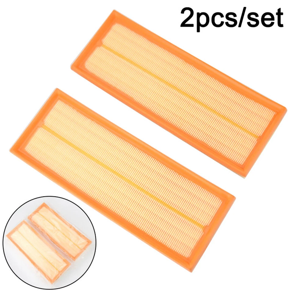 Filtro de aire del motor 2 piezas para Mercedes Benz C230 C250 CL550 CLK320 CLK350 CLK550 Foto 2 de 4