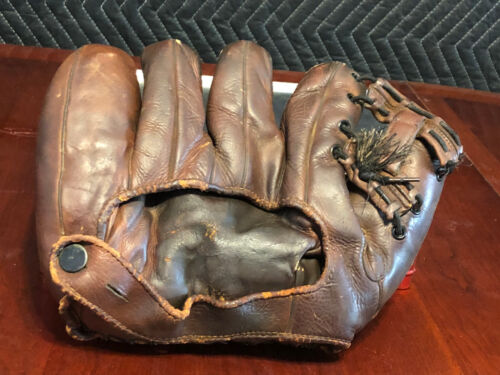 Vintage Wilson Baseball Glove Mel Ott 1940's HOF - Pat. No.2231204 - Horse Hide! - Picture 2 of 12
