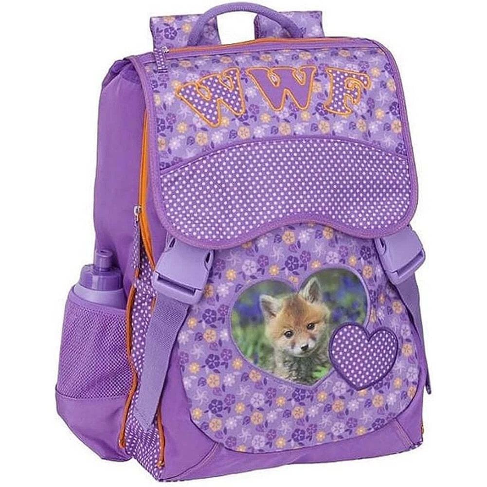 Zaino Bambina Celeste - Zaino Asilo glitterato - Tici Handmade