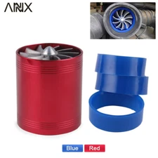 Double Supercharger Turbine Turbo Charger Air Intake Fuel Fan