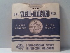VINTAGE VIEWMASTER REEL - BLACK HILLS SOUTH DAKOTA 203 - FULL COLOR KODACHROME