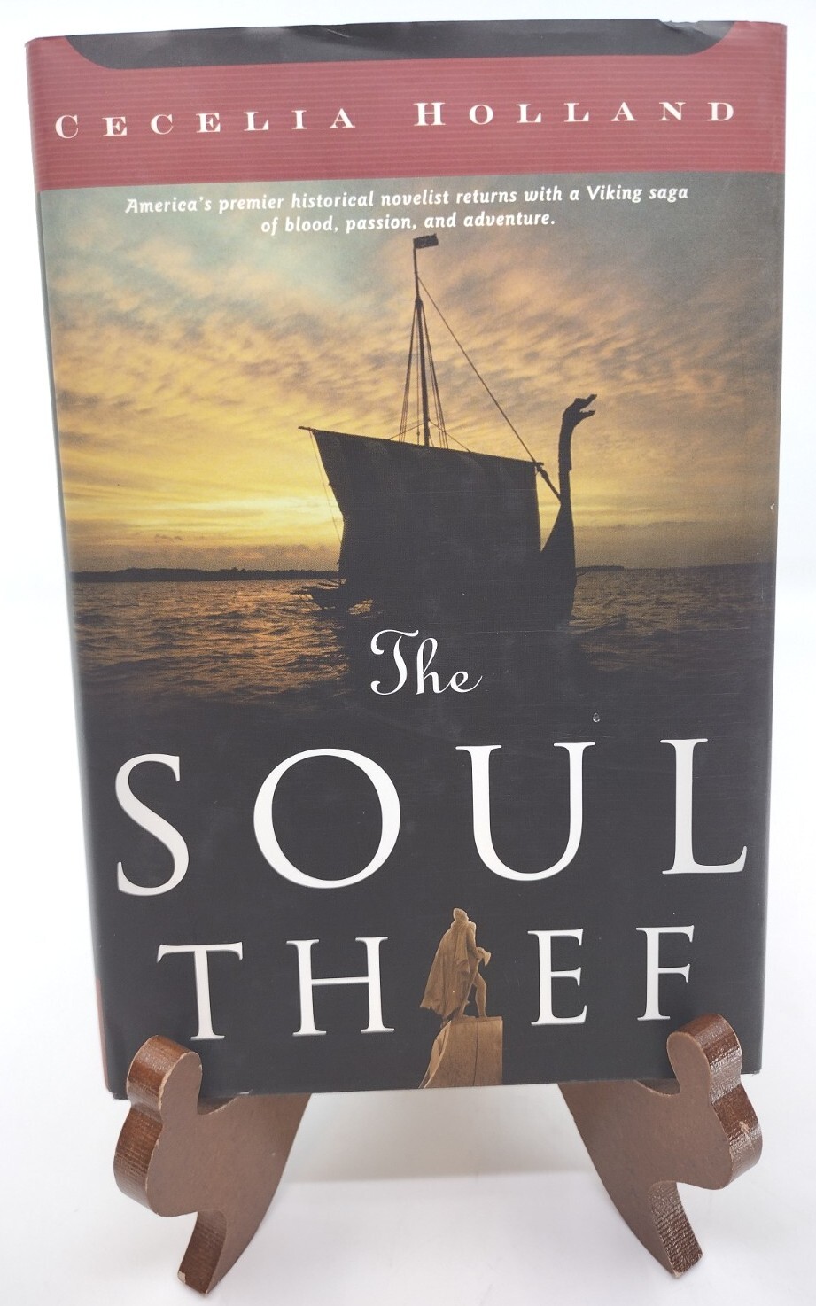 The Soul Thief 2002 Viking Novel Cecilia Holland 300p HC DJ 1st Edition LIKE NEW
