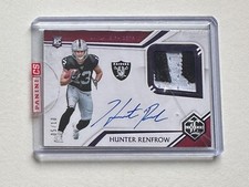 2019 Limited Amethyst Spotlight #139 Hunter Renfrow /10 Jersey Auto RC #X3254