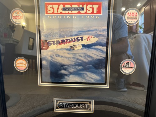 Casino News Spring 1996 Las Vegas Stardust Framed Magazine Pictures Flyer 22x23 - Picture 4 of 7