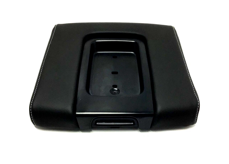 Переднее центральное сиденье Chevrolet Silverado GMC Sierra черная кожаная крышка подлокотника изготовитель оборудования - Изображение 4 из 4