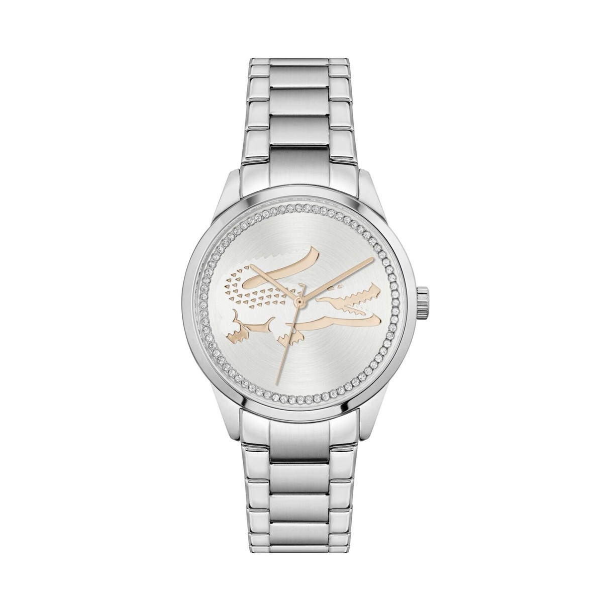 LACOSTE Ladycroc Women's Silver Tone Logo Dial 36mm Watch