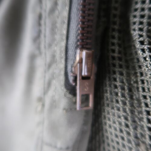 Vintage 80s Flight Survival Vest Size M / L Mesh Cargo Broken Zipper Military - Picture 5 of 14