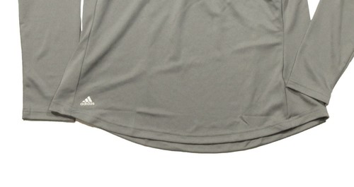 Adidas Golf Women's Grey Heather Advantage Long Sleeve Polo Shirt - Picture 3 of 3