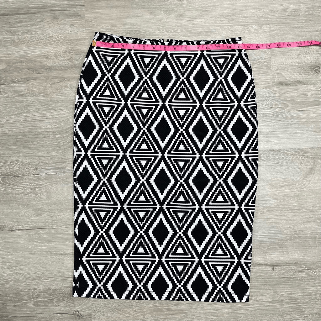 Bobeau Geometric Print Pencil Skirt Women’s Size … - image 9