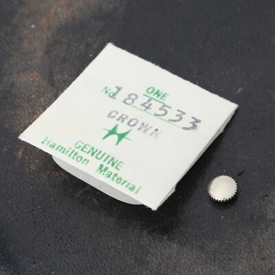 NOS Hamilton Watch Crown Part #184533 New Old Stock Genuine Watchmakers (C1D5)