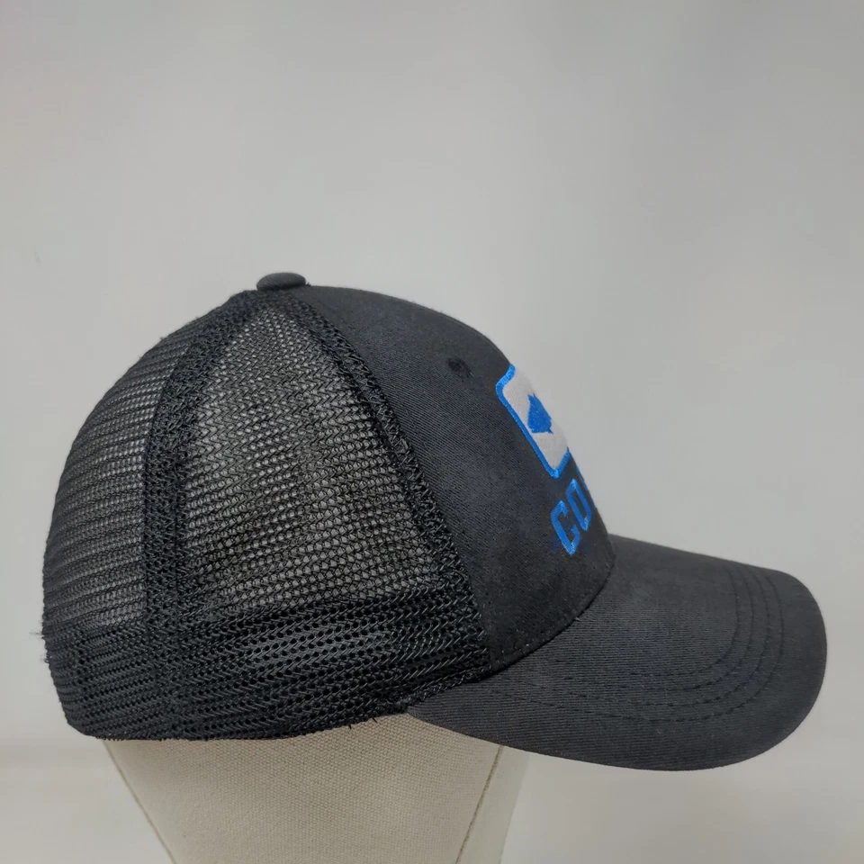 Costa del Mar Snapback Trucker Hat Black One Size Embroidered Mesh Back - Image 4 of 4